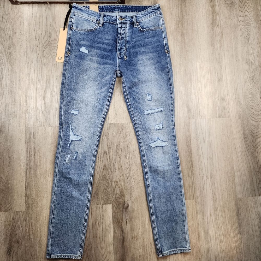 Ksubi Light Blue Ripped Skinny Jeans